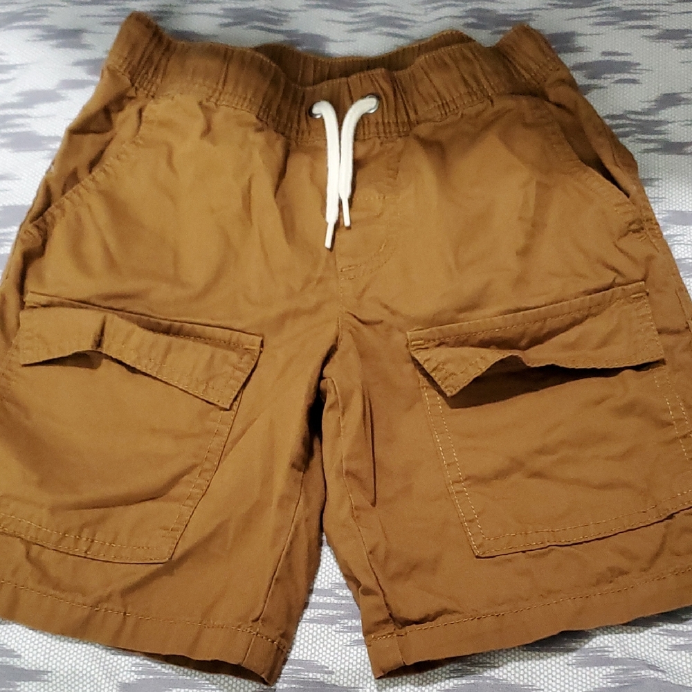 Cat & Jack Tan Cargo Shorts Relaxed Fit
